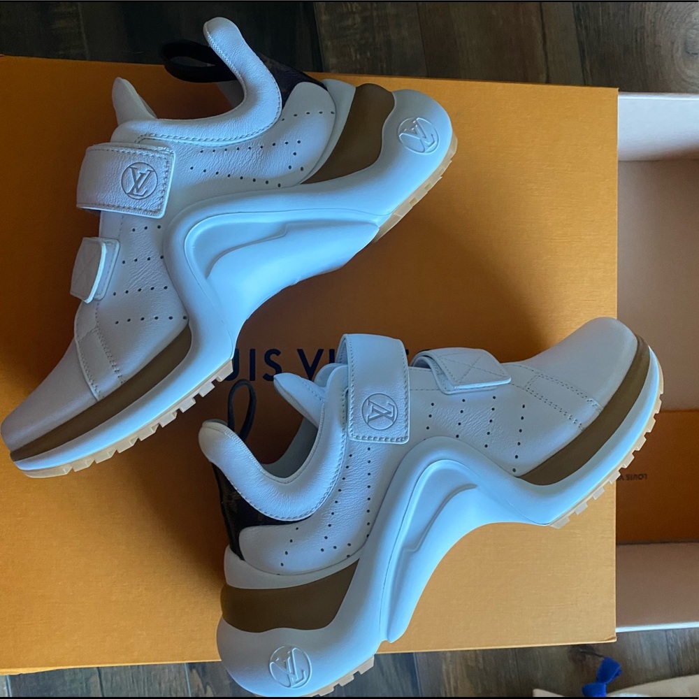 Louis Vuitton Archlight Sneaker white brown sz 39